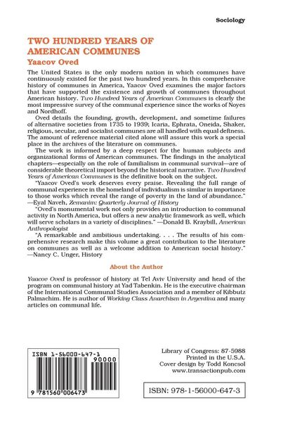 Produktbild: Two Hundred Years of American Communes