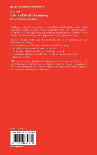 Produktbild: Statistical Reliability Engineering