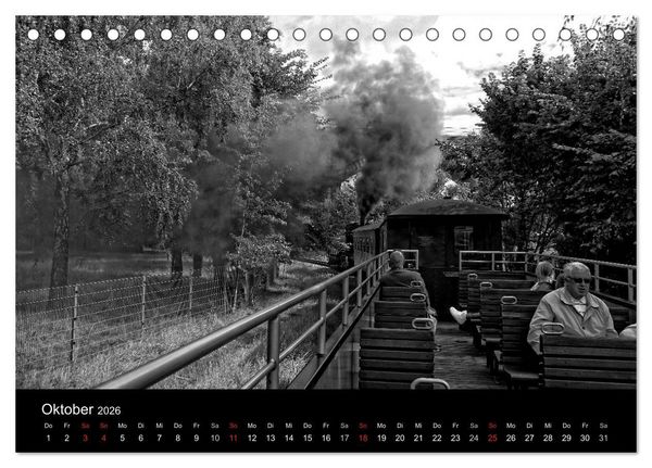 Produktbild: Ein Jahr mit der Schmalspurbahn aus Zittau (Tischkalender 2026 DIN A5 quer), CALVENDO Monatskalender