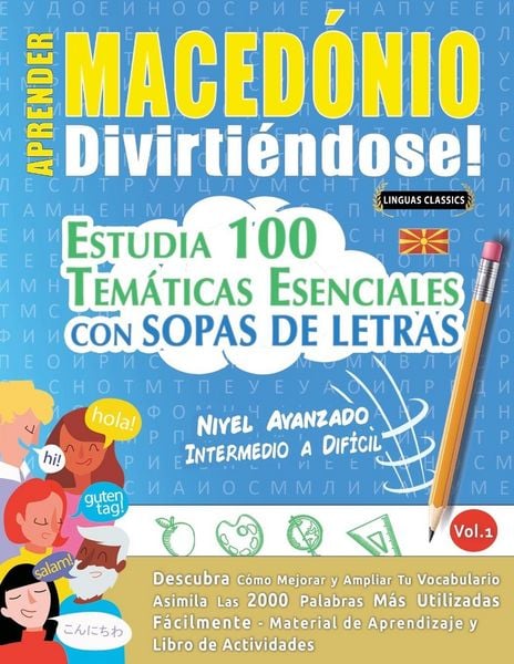 Produktbild: Aprender Maced&oacute;nio Divirti&eacute;ndose! - Nivel Avanzado