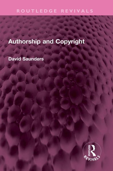Produktbild: Authorship and Copyright