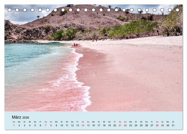 Produktbild: Indonesien - Die kleinen Sundainseln (Tischkalender 2026 DIN A5 quer), CALVENDO Monatskalender