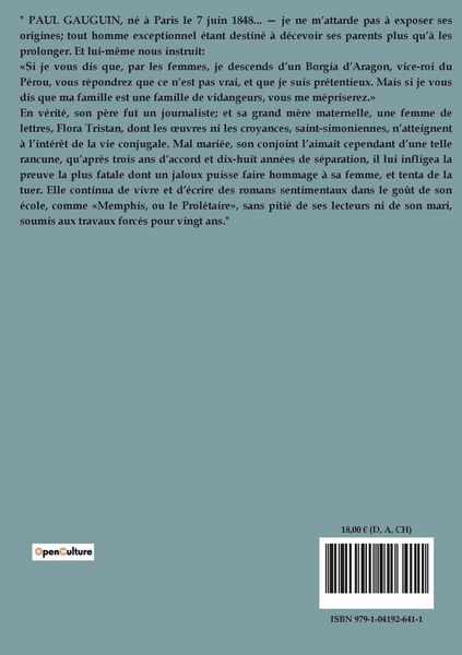 Produktbild: Lettres de Paul Gauguin &agrave; Georges-Daniel de Monfreid