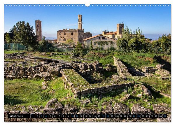 Produktbild: Die Etrusker &ndash; Hochkultur im antiken Italien (Wandkalender 2026 DIN A2 quer), CALVENDO Monatskalender