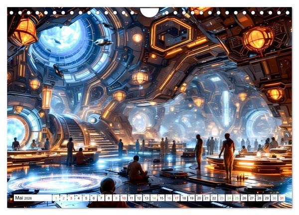 Produktbild: Welten aus Licht (Wandkalender 2026 DIN A4 quer), CALVENDO Monatskalender