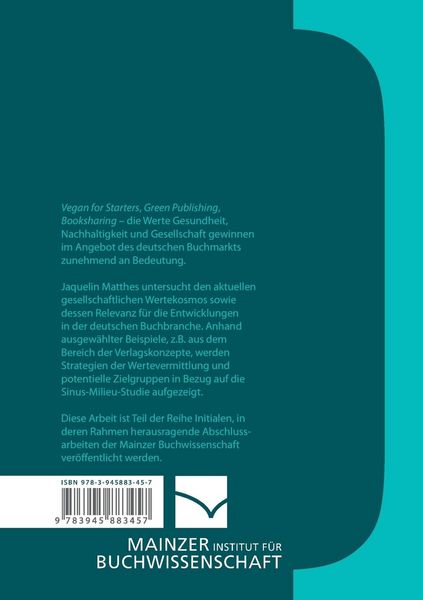 Produktbild: Der aktuelle gesellschaftliche Wertekosmos und seine Spiegelung auf dem deutschen Buchmarkt