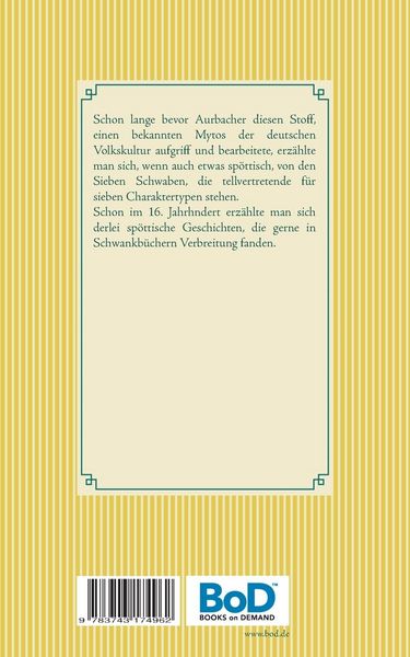 Produktbild: Die Abenteuer der sieben Schwaben und des Spiegelschwaben