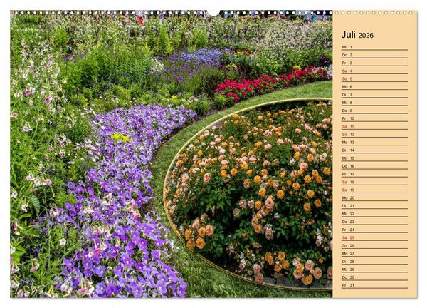 Produktbild: Gartenschau in Erfurt (Wandkalender 2026 DIN A2 quer), CALVENDO Monatskalender