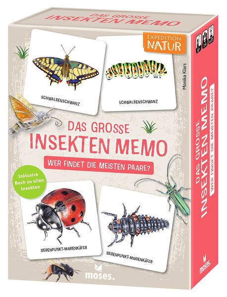 Produktbild: Das gro&szlig;e Insekten Memo - Wer findet die meisten Paare?