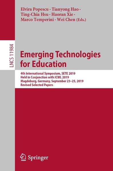 Produktbild: Emerging Technologies for Education