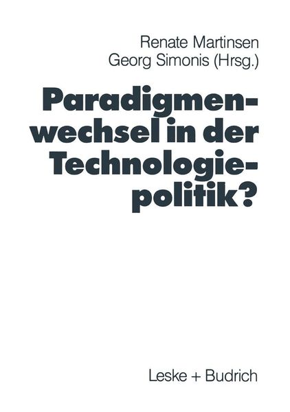 Produktbild: Paradigmenwechsel in der Technologiepolitik?