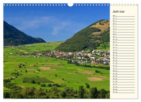 Produktbild: Vinschgau - Die Sonnenseite S&uuml;dtirols (Wandkalender 2026 DIN A3 quer), CALVENDO Monatskalender