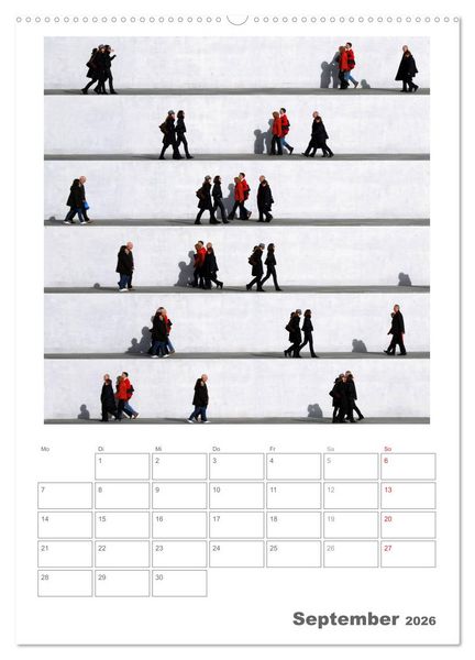 Produktbild: Wall People - Bilderserie von Eka Sharashidze (hochwertiger Premium Wandkalender 2026 DIN A2 hoch), Kunstdruck in Hochglanz