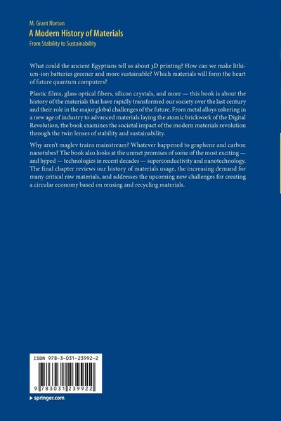 Produktbild: A Modern History of Materials