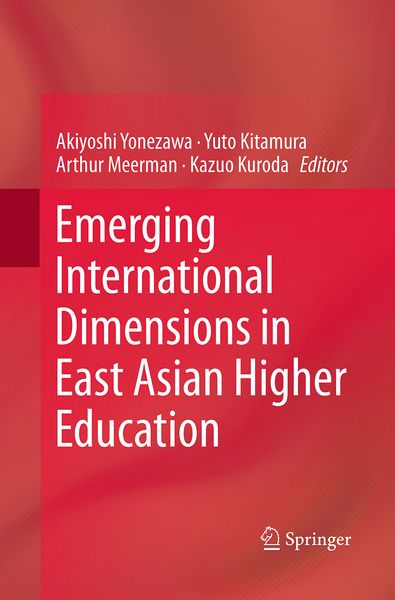 Produktbild: Emerging International Dimensions in East Asian Higher Education