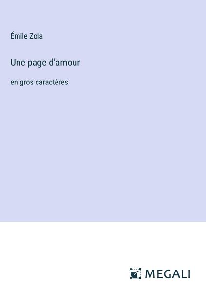 Produktbild: Une page d'amour