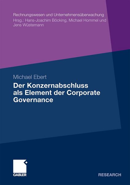 Produktbild: Der Konzernabschluss als Element der Corporate Governance