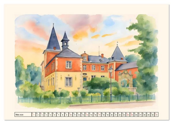 Produktbild: Unterwegs im Emsland (Tischkalender 2026 DIN A5 quer), CALVENDO Monatskalender