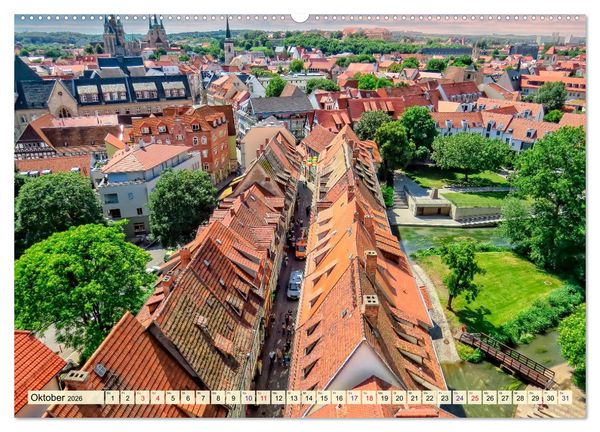 Produktbild: Erfurt - meine Stadt mit viel Herz (Wandkalender 2026 DIN A2 quer), CALVENDO Monatskalender