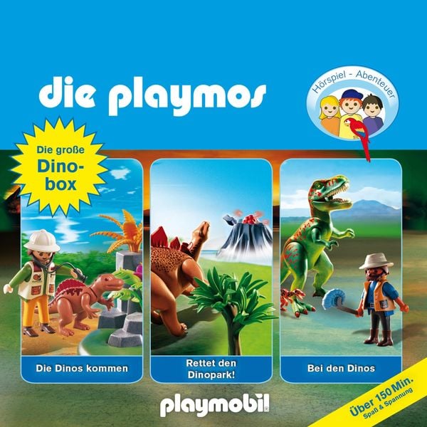 Die Playmos - Das Original Playmobil Hörspiel, Die große Dino-Box: Folgen 3, 17, 30 - Simon X. Rost , David Bredel , Florian Fickel, Audio,