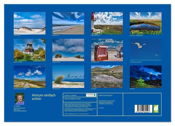 Produktbild: Amrum einfach sch&ouml;n (Wandkalender 2026 DIN A3 quer), CALVENDO Monatskalender
