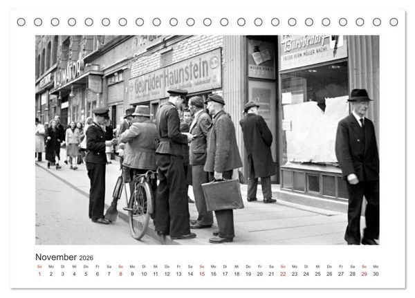 Produktbild: Leipzig : Fotografien von Karl Heinz Mai (1920-1964) (Tischkalender 2026 DIN A5 quer), CALVENDO Monatskalender