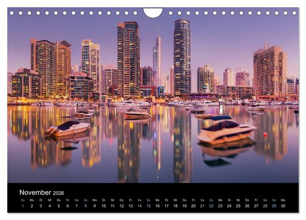 Produktbild: Metropolen zur blauen Stunde 2026 (Wandkalender 2026 DIN A4 quer), CALVENDO Monatskalender