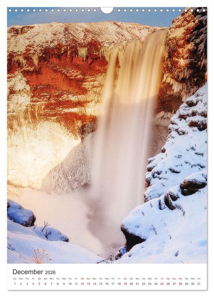 Produktbild: Magic of Iceland - nature photography (Wall Calendar 2026 DIN A3 portrait), CALVENDO 12 Month Wall Calendar
