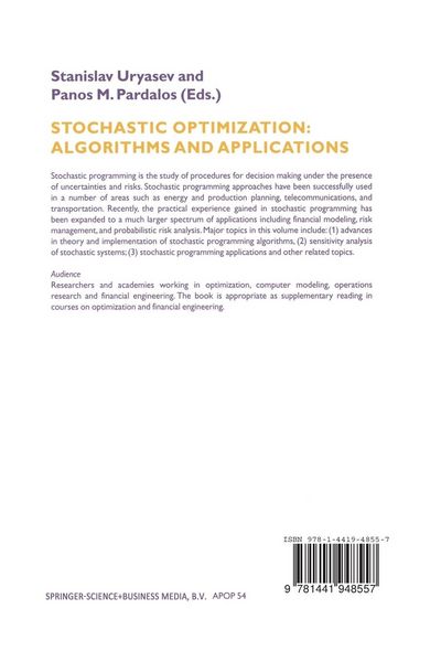 Produktbild: Stochastic Optimization