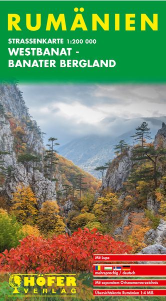 Straßenkarte Rumänien vom Höfer Verlag