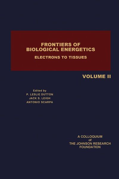 Produktbild: Frontiers of Biological Energetics