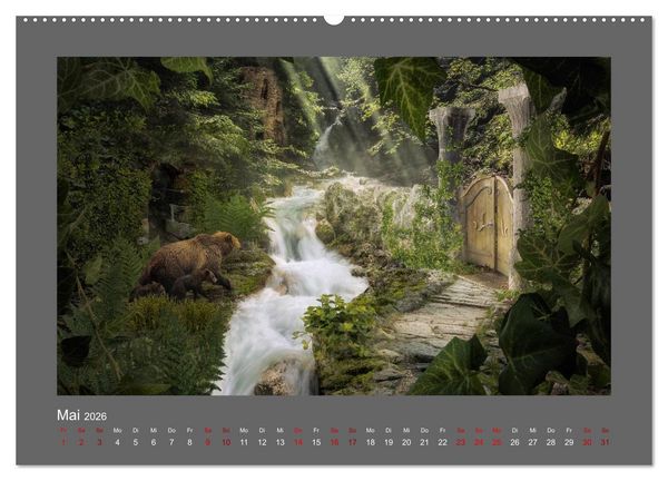 Produktbild: Waldgeheimnisse (Wandkalender 2026 DIN A2 quer), CALVENDO Monatskalender