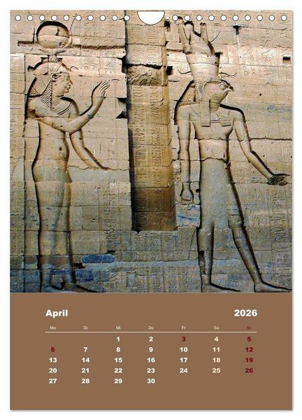 Produktbild: Antikes &Auml;gypten (Wandkalender 2026 DIN A4 hoch), CALVENDO Monatskalender