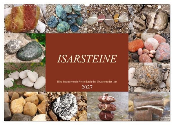 Produktbild: Isarsteine - Eine faszinierende Reise durch das Urgestein der Isar (Wandkalender 2027 DIN A2 quer), CALVENDO Monatskalender
