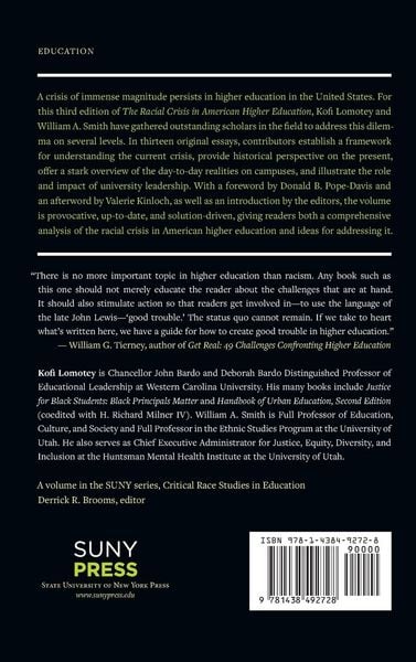 Produktbild: The Racial Crisis in American Higher Education