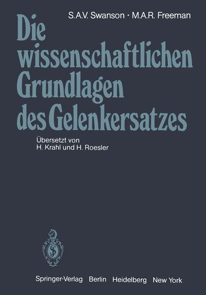 Produktbild: Die wissenschaftlichen Grundlagen des Gelenkersatzes