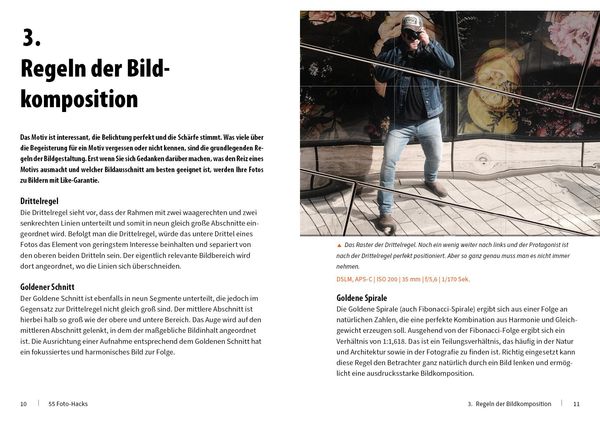 Produktbild: 55 Foto-Hacks &ndash; Tricks & Skills f&uuml;r bessere Bilder und noch mehr Spa&szlig; beim Fotografieren