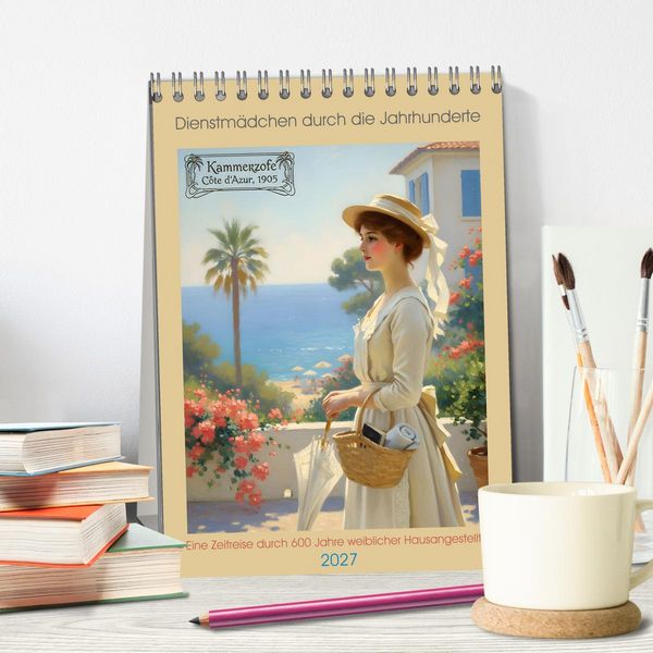 Produktbild: Dienstm&auml;dchen durch die Jahrhunderte (Tischkalender 2027 DIN A5 hoch), CALVENDO Monatskalender