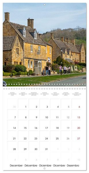 Produktbild: The Cotswolds - Idyllic part of England (Wall Calendar 2026 12 &times; 12 Inch) CALVENDO 12 Month Wall Calendar