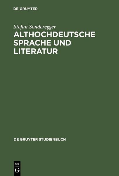 Produktbild: Althochdeutsche Sprache und Literatur