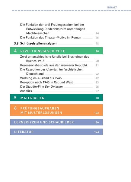Produktbild: Der Untertan von Heinrich Mann - Textanalyse und Interpretation