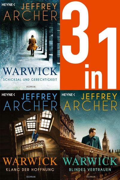 Produktbild: Die Warwick-Saga Band 1-3: Schicksal und Gerechtigkeit / Klang der Hoffnung / Blindes Vertrauen (3in1-Bundle)
