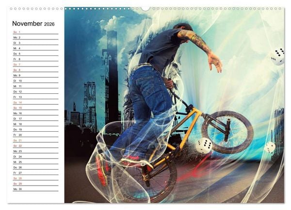Produktbild: BMX My Life (hochwertiger Premium Wandkalender 2026 DIN A2 quer), Kunstdruck in Hochglanz