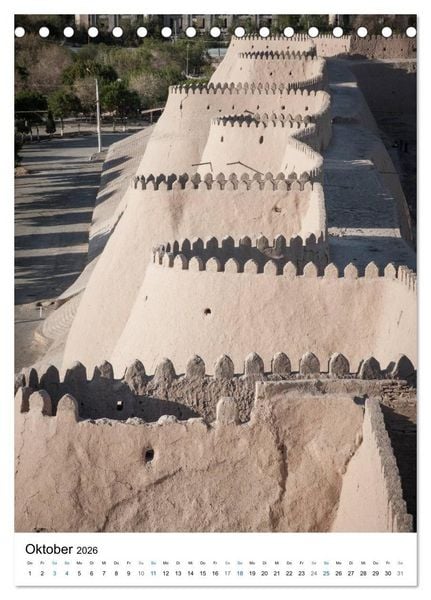 Produktbild: Usbekistan - Faszinierende Architektur entlang der Seidenstra&szlig;e (Tischkalender 2026 DIN A5 hoch), CALVENDO Monatskalender