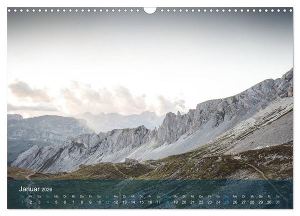 Produktbild: die dolomiten (Wandkalender 2026 DIN A3 quer), CALVENDO Monatskalender