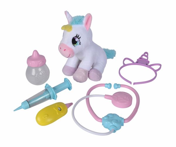 Produktbild: Doktorkoffer mit Pl&uuml;sch Einhorn
