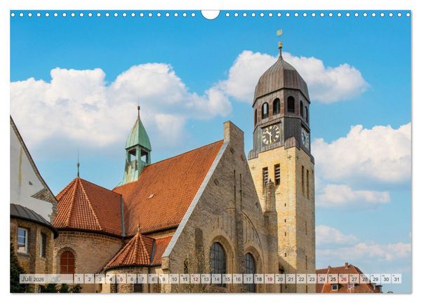 Produktbild: Historisches Osnabr&uuml;ck - Niedersachsen (Wandkalender 2026 DIN A3 quer), CALVENDO Monatskalender