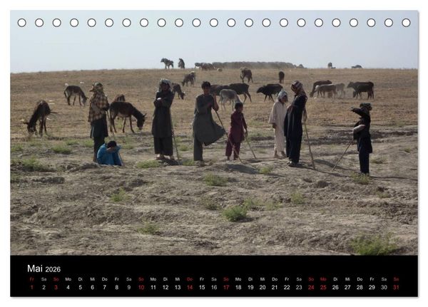 Produktbild: Afghanistan (Tischkalender 2026 DIN A5 quer), CALVENDO Monatskalender