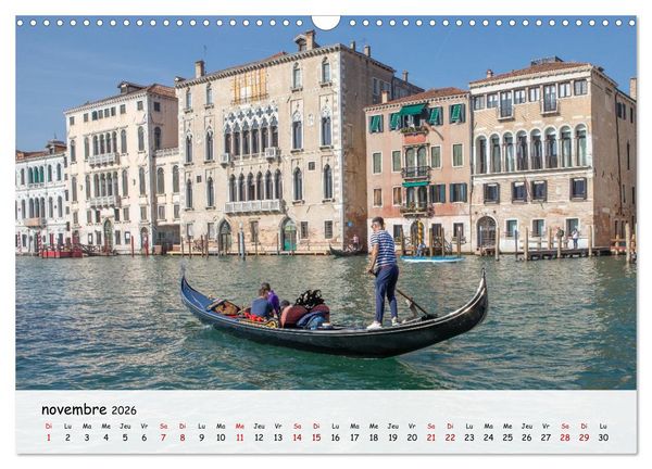 Produktbild: Venise - Un hommage imag&eacute; &agrave; la magie v&eacute;nitienne (Calendrier mural 2026 DIN A3 vertical), CALVENDO calendrier mensuel