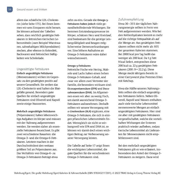 Produktbild: Die gro&szlig;e Wahrburg/Egert Kalorien-&-N&auml;hrwerttabelle